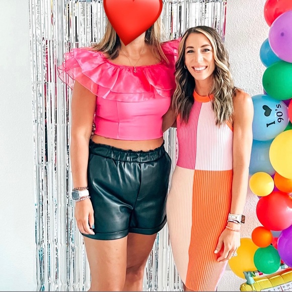 Like New Ribbed Colorblock Dress - Picture 2 of 3